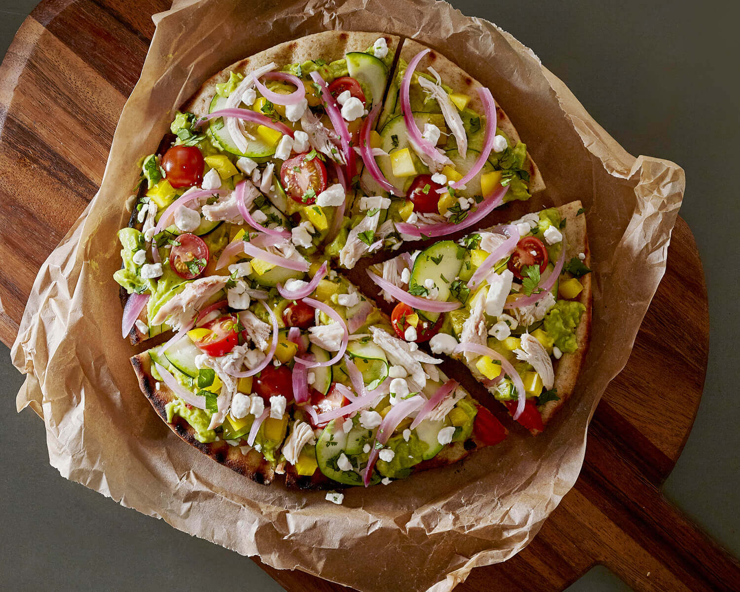 Fresh Guacamole <br>Pizzettes