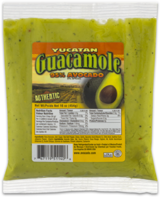 Authentic Guacamole Pouch