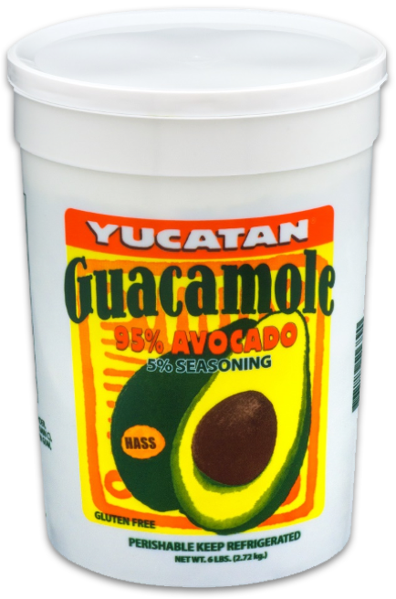 Authentic Guacamole Tub